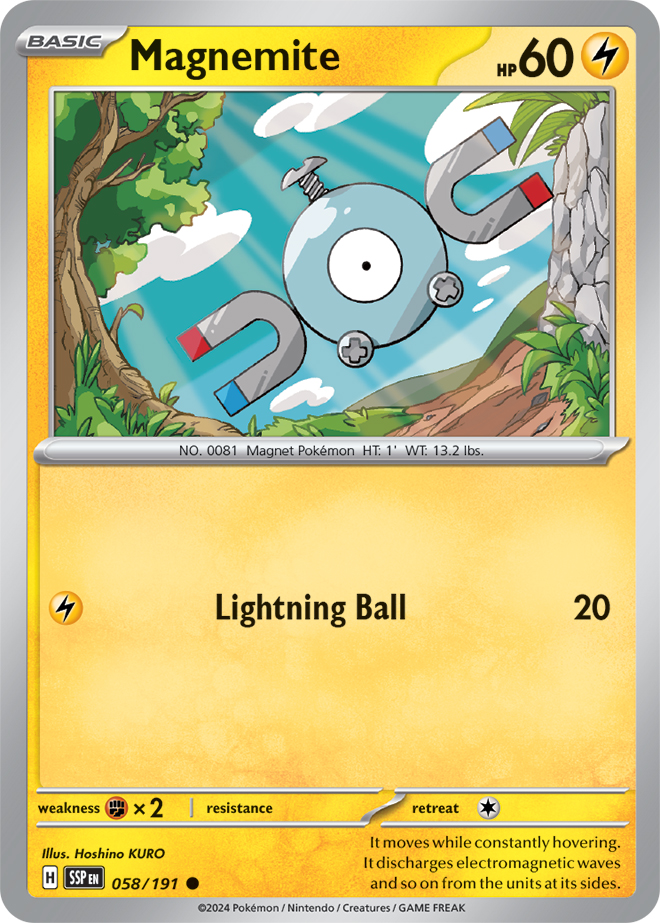 Magnemite - 058/191 - Common - Reverse Holo