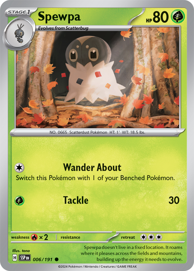 Spewpa - 006/191 - Common - Reverse Holo