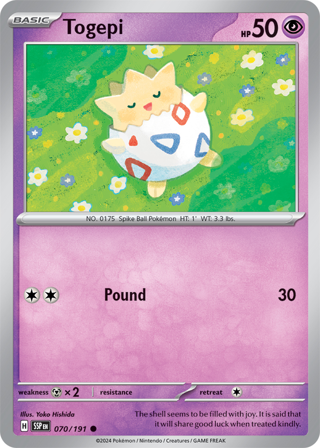 Togepi - 070/191 - Common - Reverse Holo