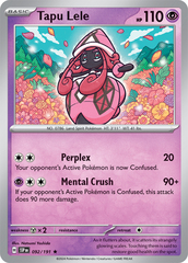 Tapu Lele - 092/191 - Rare - Reverse Holo