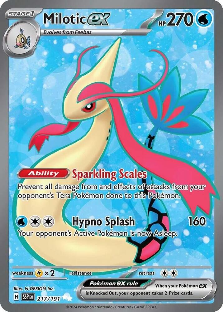 Milotic ex - 217/191 - Ultra Rare