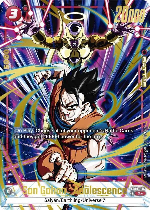 Son Gohan : Adolescence - FB01-016 - R - Alternate Art - Holofoil