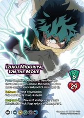 Izuku Midoriya, On the Move - Foil