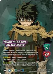 Izuku Midoriya, On the Move - Alternate Art - Foil