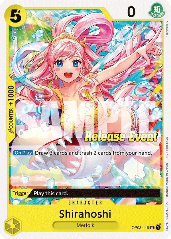 Shirahoshi - OP03-116 - P (ST15 - ST20 Release Event Pack)