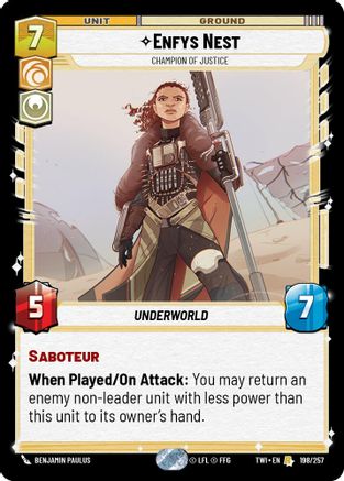 Enfys Nest - Champion of Justice