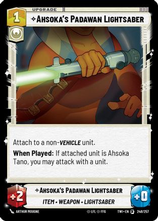 Ahsokas Padawan Lightsaber