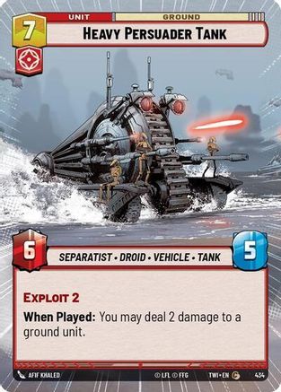 Heavy Persuader Tank - Hyperspace - Foil