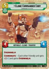 Clone Commander Cody - Commanding the 212th - Hyperspace - Foil