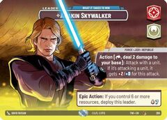 Anakin Skywalker - What it Takes to Win - Showcase - Foil