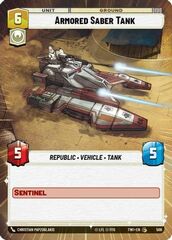 Armored Saber Tank - Hyperspace - Foil