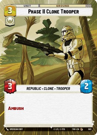 Phase II Clone Trooper - Hyperspace - Foil