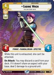 Sabine Wren - You Can Count On Me - Hyperspace - Foil