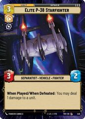 Elite P-38 Starfighter - Hyperspace - Foil