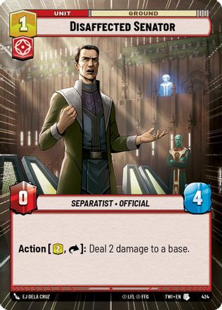 Disaffected Senator - Hyperspace - Foil