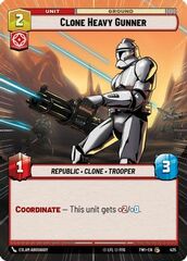 Clone Heavy Gunner - Hyperspace - Foil