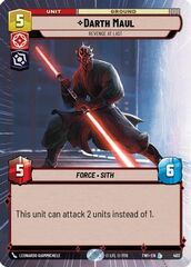 Darth Maul - Revenge At Last - Hyperspace - Foil