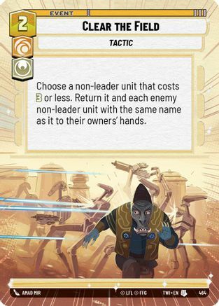 Clear the Field - Hyperspace - Foil