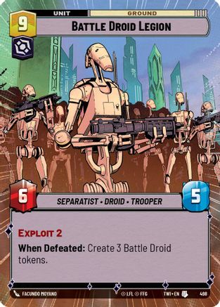 Battle Droid Legion - Hyperspace - Foil