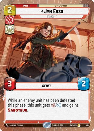 Jyn Erso - Stardust - Hyperspace - Foil