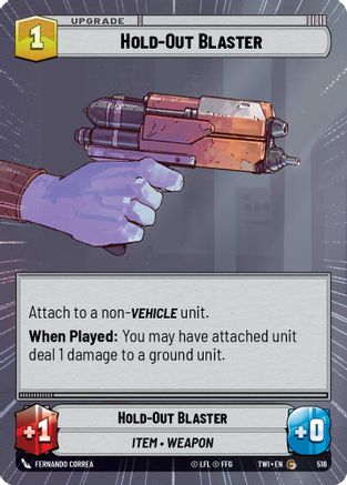 Hold-Out Blaster - Hyperspace - Foil