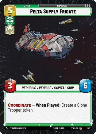 Pelta Supply Frigate - Hyperspace - Foil