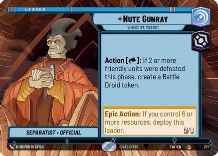 Nute Gunray - Vindictive Viceroy - Hyperspace