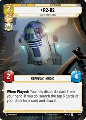 R2-D2 - Full of Solutions - Hyperspace - Foil