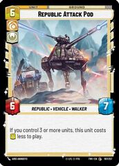 Republic Attack Pod - Foil