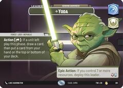 Yoda - Sensing Darkness - Showcase - Foil