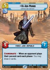 Ki-Adi-Mundi - Composed and Confident - Hyperspace - Foil