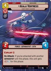 Asajj Ventress - Count Dooku's Assassin - Hyperspace - Foil