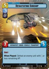 Devastating Gunship - Hyperspace - Foil