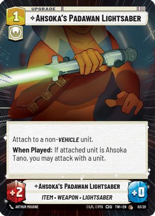 Ahsokas Padawan Lightsaber - Hyperspace (Weekly Play Promos)