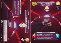 Asajj Ventress - Unparalleled Adversary - Showcase - Foil