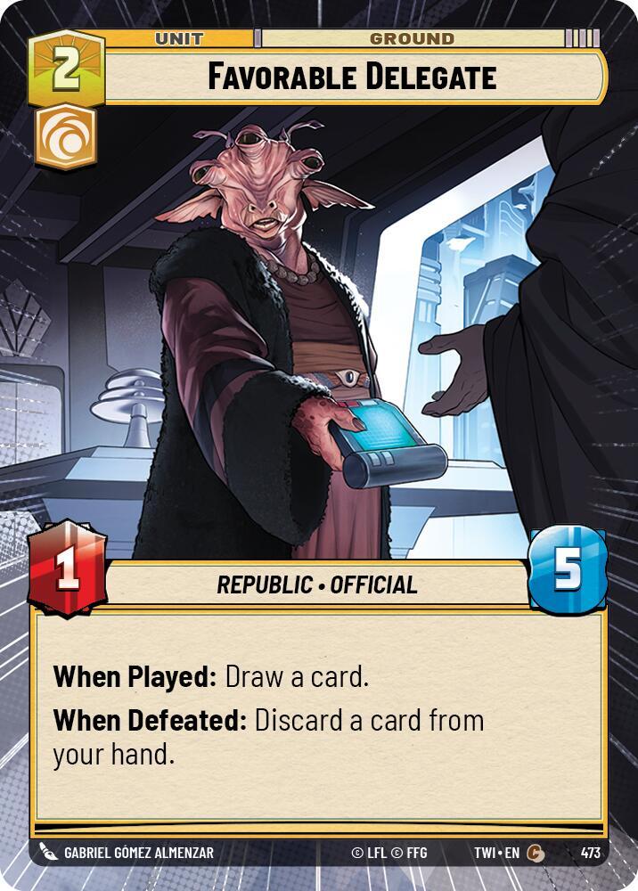 Favorable Delegate - Hyperspace - Foil