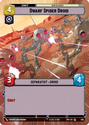 Dwarf Spider Droid - Hyperspace