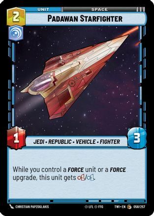 Padawan Starfighter - Foil