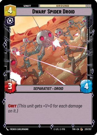 Dwarf Spider Droid - Foil