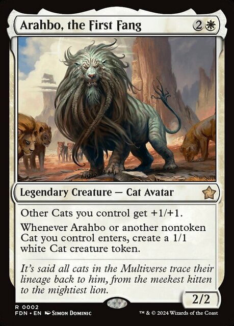 Arahbo, the First Fang - Foil