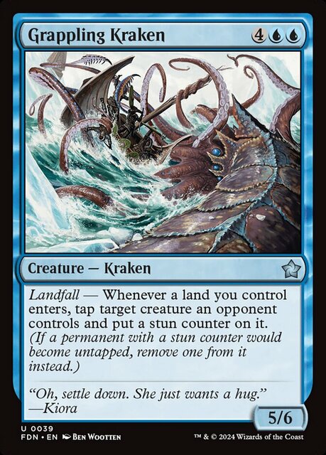 Grappling Kraken - Foil