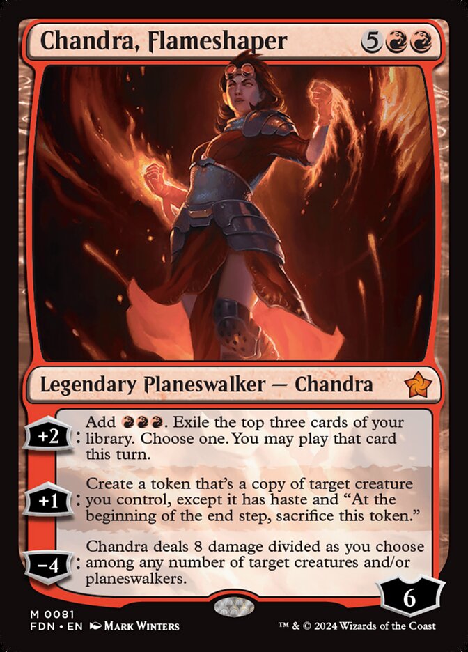 Chandra, Flameshaper - Foil