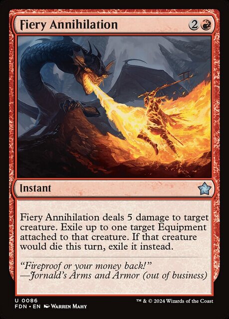 Fiery Annihilation - Foil