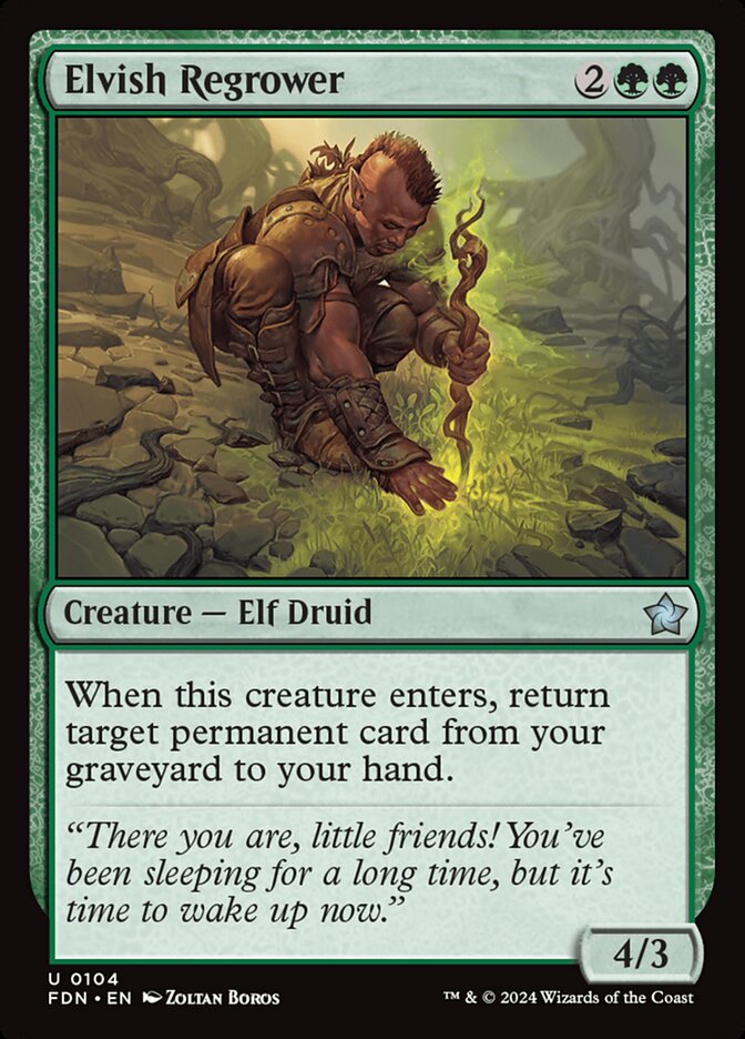 Elvish Regrower - Foil