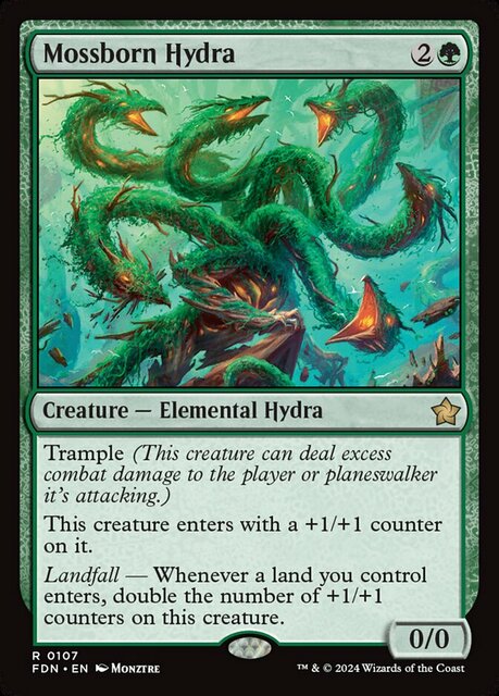 Mossborn Hydra - Foil