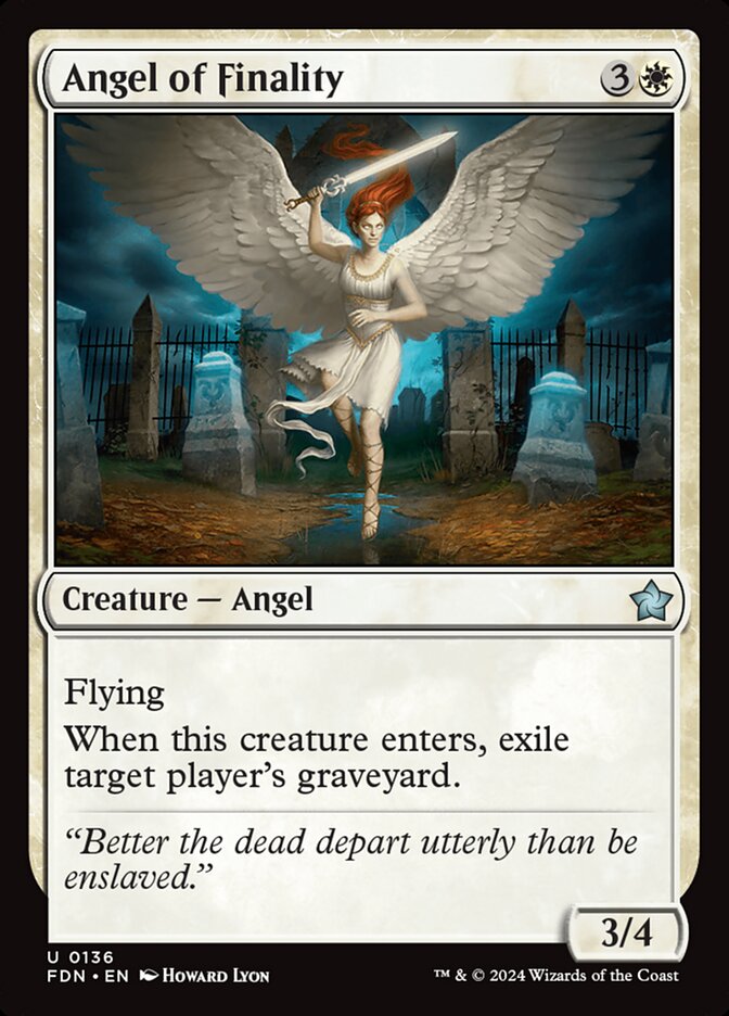 Angel of Finality - Foil