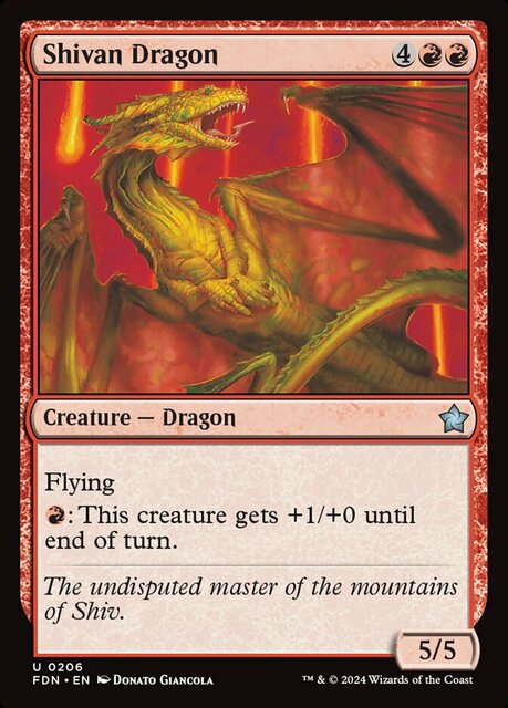 Shivan Dragon - Foil