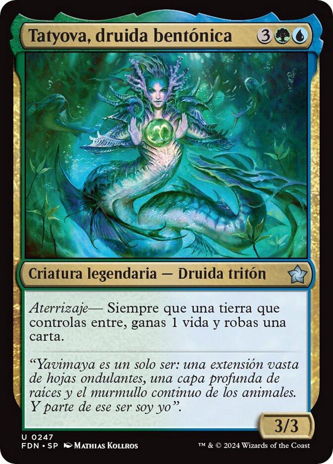 Tatyova, Benthic Druid - Foil