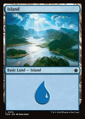 Island (0274) - Foil (Foundation)