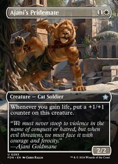 Ajani's Pridemate - Foil - Borderless